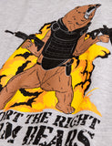 I Support the Right to Arm Bears | Dad Joke Funny Pun Gun Joke Men Women T-shirt