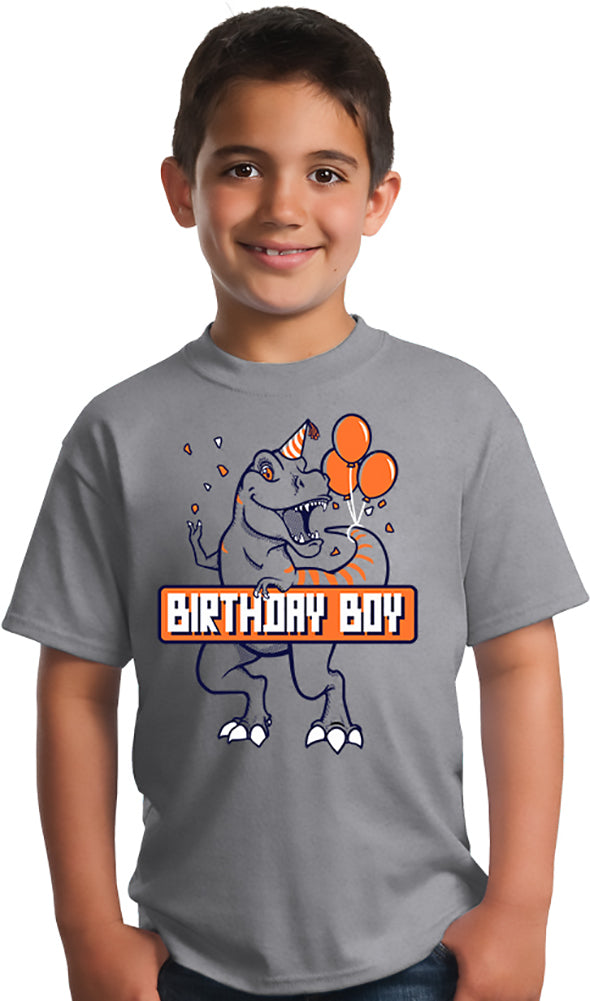Birthday Boy T-Rex | Dinosaur Birthday Party, Dino Themed B-Day Youth T-shirt