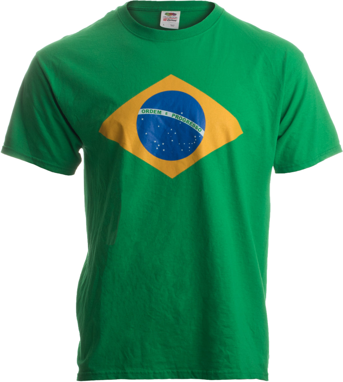 BRAZIL NATIONAL FLAG Unisex T-shirt / Bandeira do Brasil, Brazilian Tee