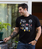 Beer Brewing Schematic | Home Brewer, Homebrew Production Chart Unisex T-shirt