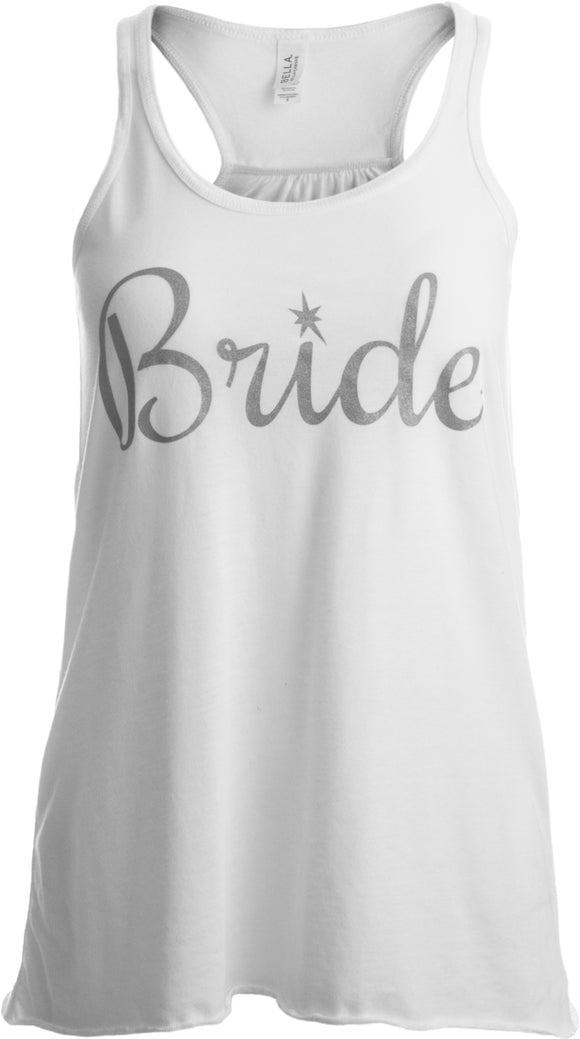 Bride | Flowy, Silky, Fashionable Racerback Women's Bridal Tank Top