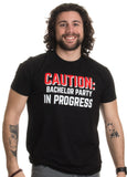 Caution: Bachelor Party in Progress | Stag Guys Night Out Wedding Unisex T-shirt