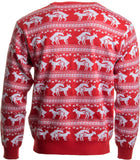 Reindeer Humping Ugly Christmas Sweater w/ Holiday Insertion & Christmas Dongs