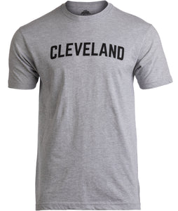 CLEVELAND | Classic Retro Grey Clevelander Ohio Cleve CLE 216 Men Women T-shirt