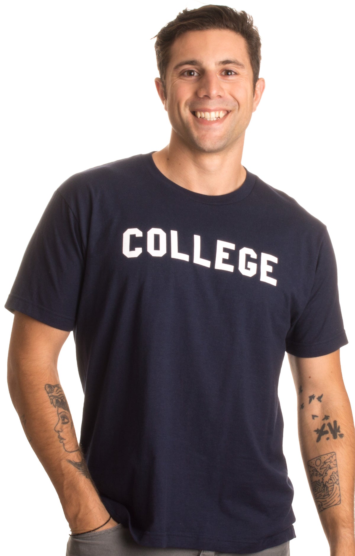 COLLEGE | Animal American Drinking 70s House Comedy Unisex T-shirt