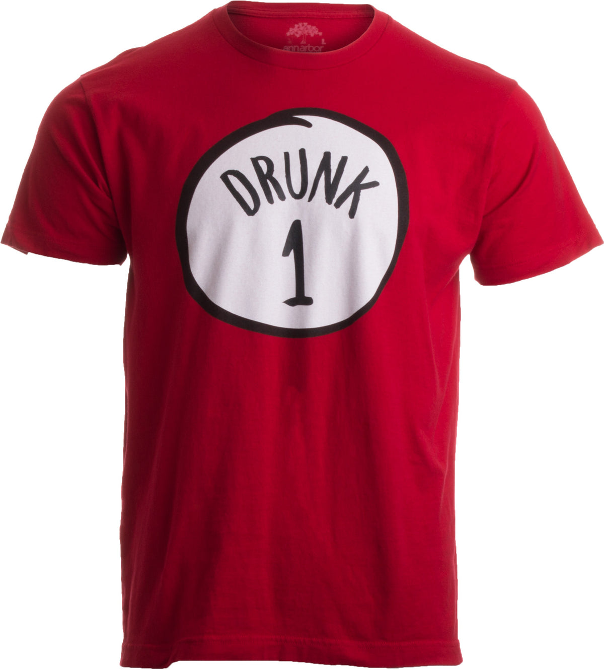 Drunk 1 | Funny Drinking Team, Group Halloween Costume Unisex T-shirt-Adult, S