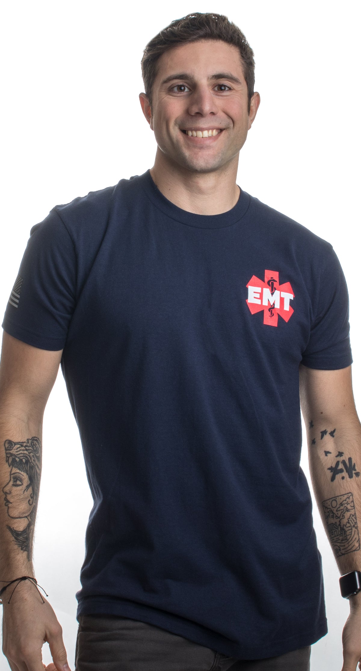 EMT AEMT Star Life | Medical Paramedic Ambulance Emergency for Men Women T-shirt