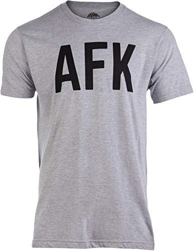 AFK | Away from Keyboard, Funny Video Gamer Gaming Player Joke T-Shirt - Men's/Unisex