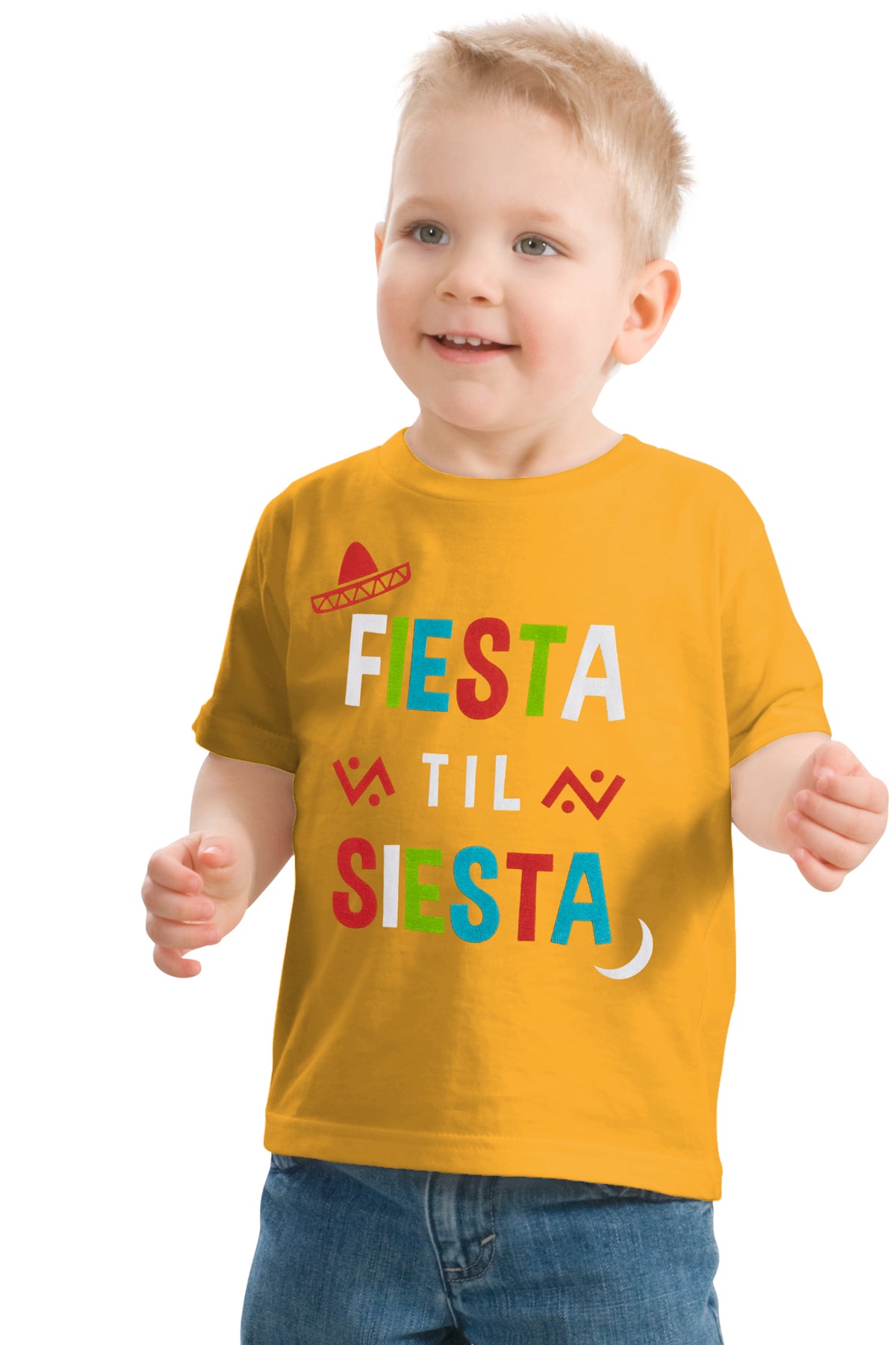Fiesta til' Siesta | Cute Funny Napping Nap Time Party Toddler Boy Girl T-shirt