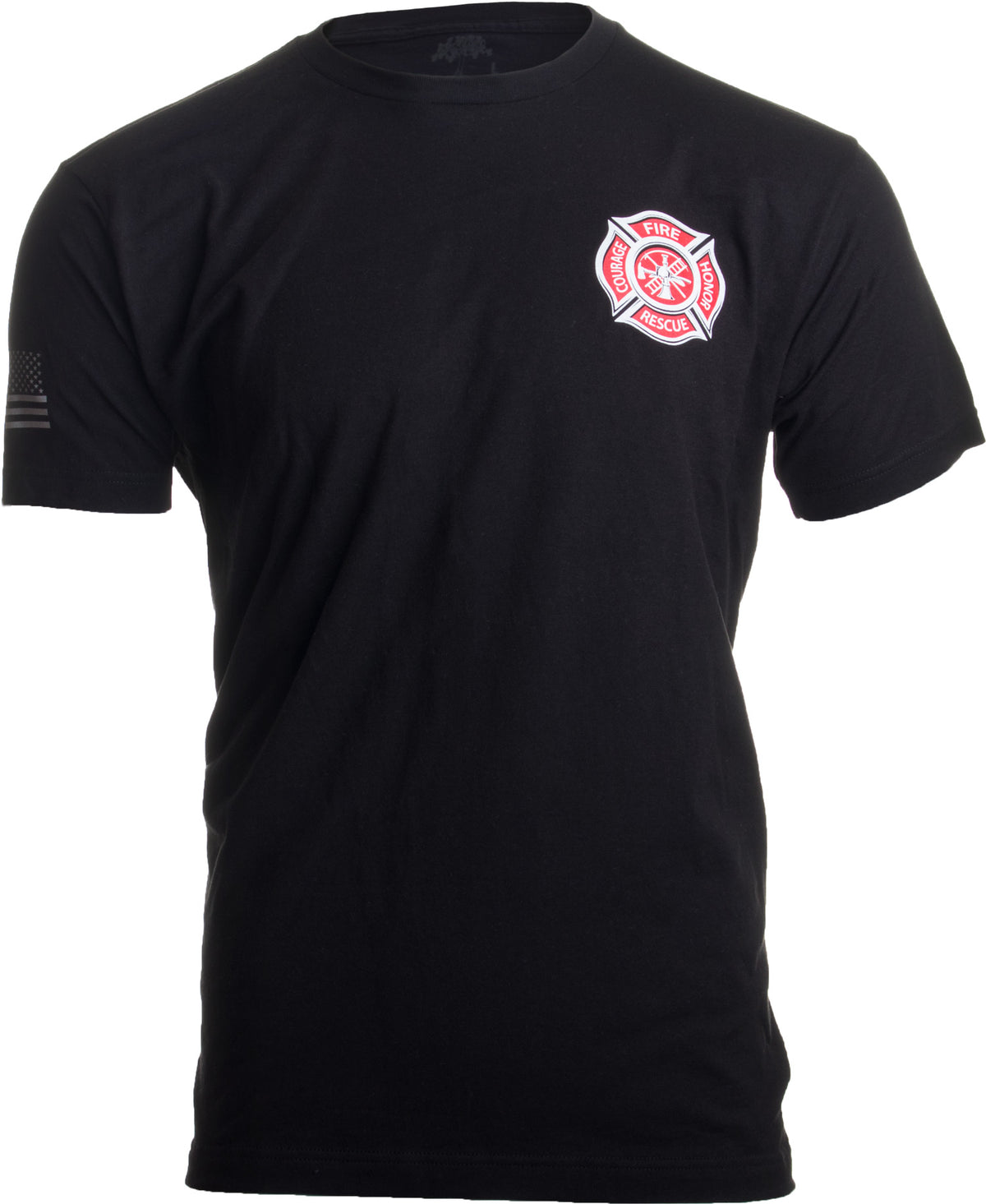 Fire & Rescue Maltese Cross | Firefighter Fire Courage Honor Men Women T-shirt