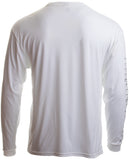 Fishing Ruler - Long Sleeve Wicking Fisherman Shirt Forearm Ruler T-shirt