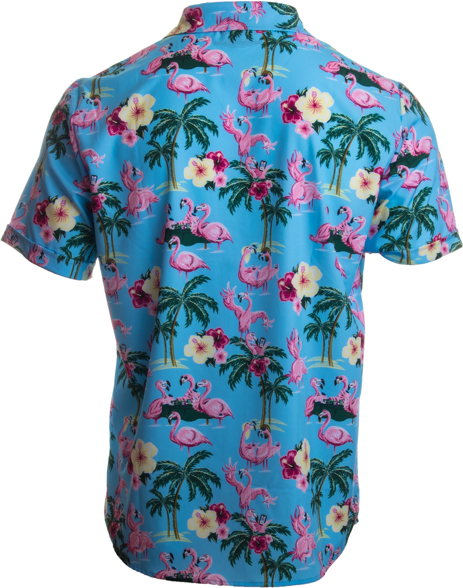 Naughty Flamingo | Funny Sex Party Hawaiian Button Polo Shirt Men-(Collar,M) – Ann Arbor T-shirt Company