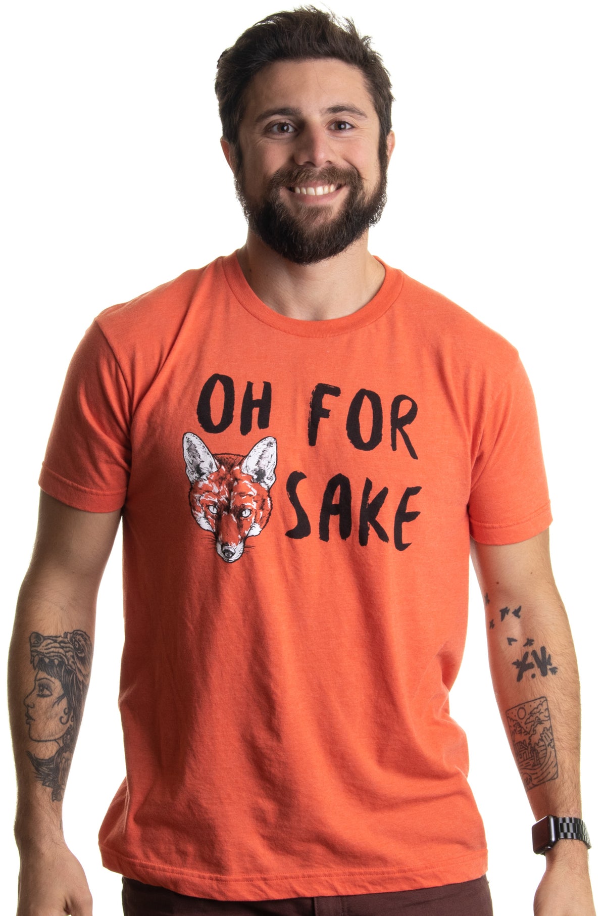 Oh for Fox Sake | Funny Saying Quote Humor Joke Pun Phrase for Men Women T-shirt
