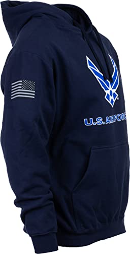 Air Force Wings, Long Sleeve Fleece - [WITH AIR FORCE HANG TAG]