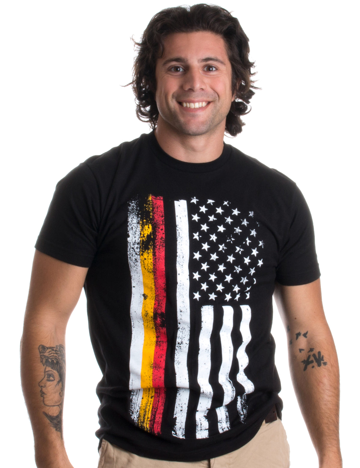 German-American Flag | USA America Germany Heritage Pride Unisex T-shirt