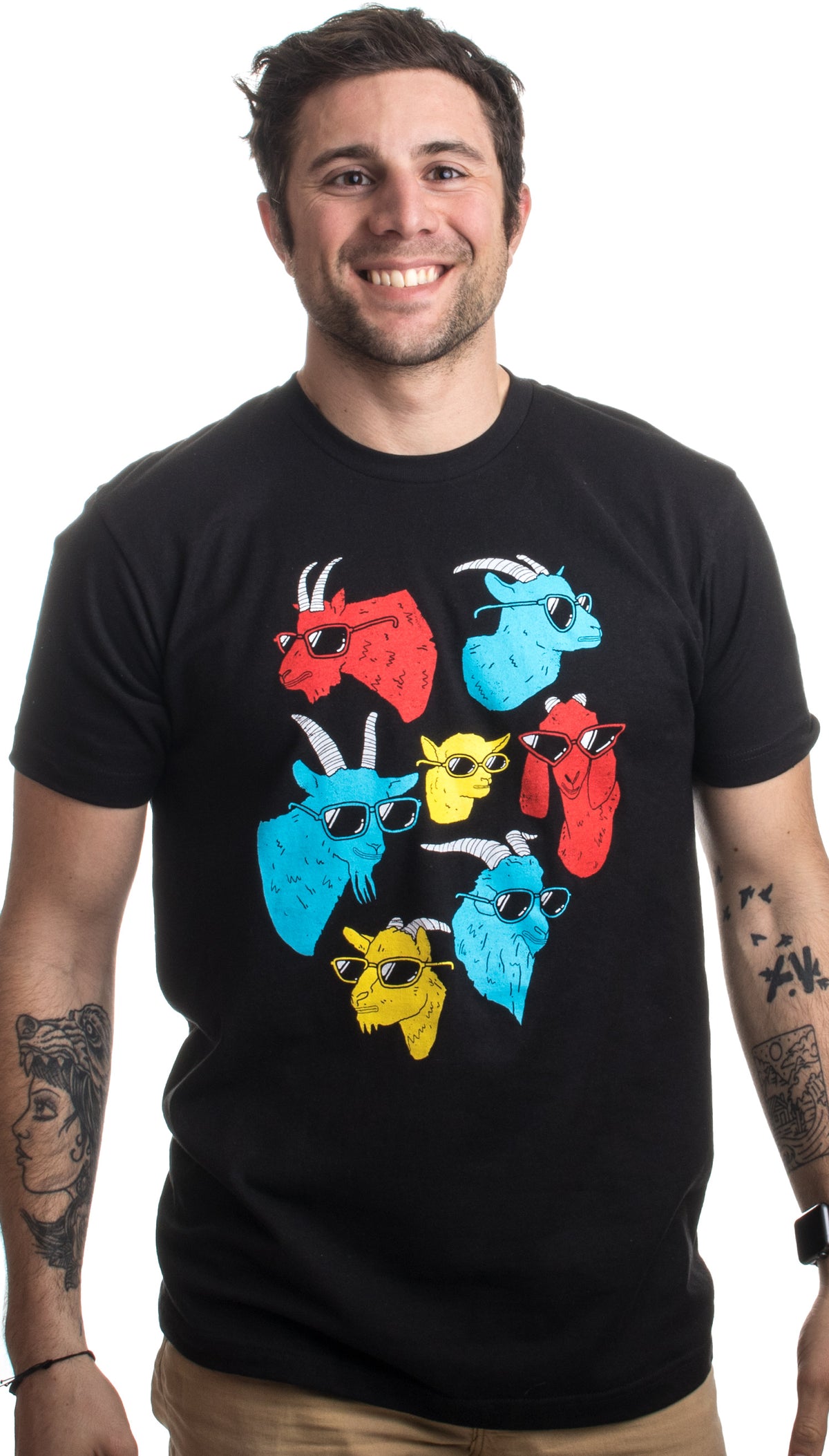 Goat Shirt | Funny Cool Farm Animal 4H Billy Pygmy Crazy for Men Women T-shirt
