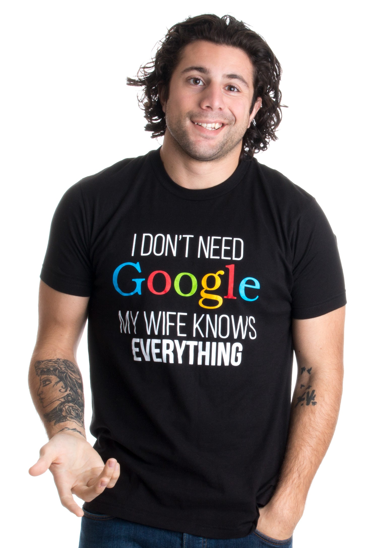 Who needs google t shirt on sale