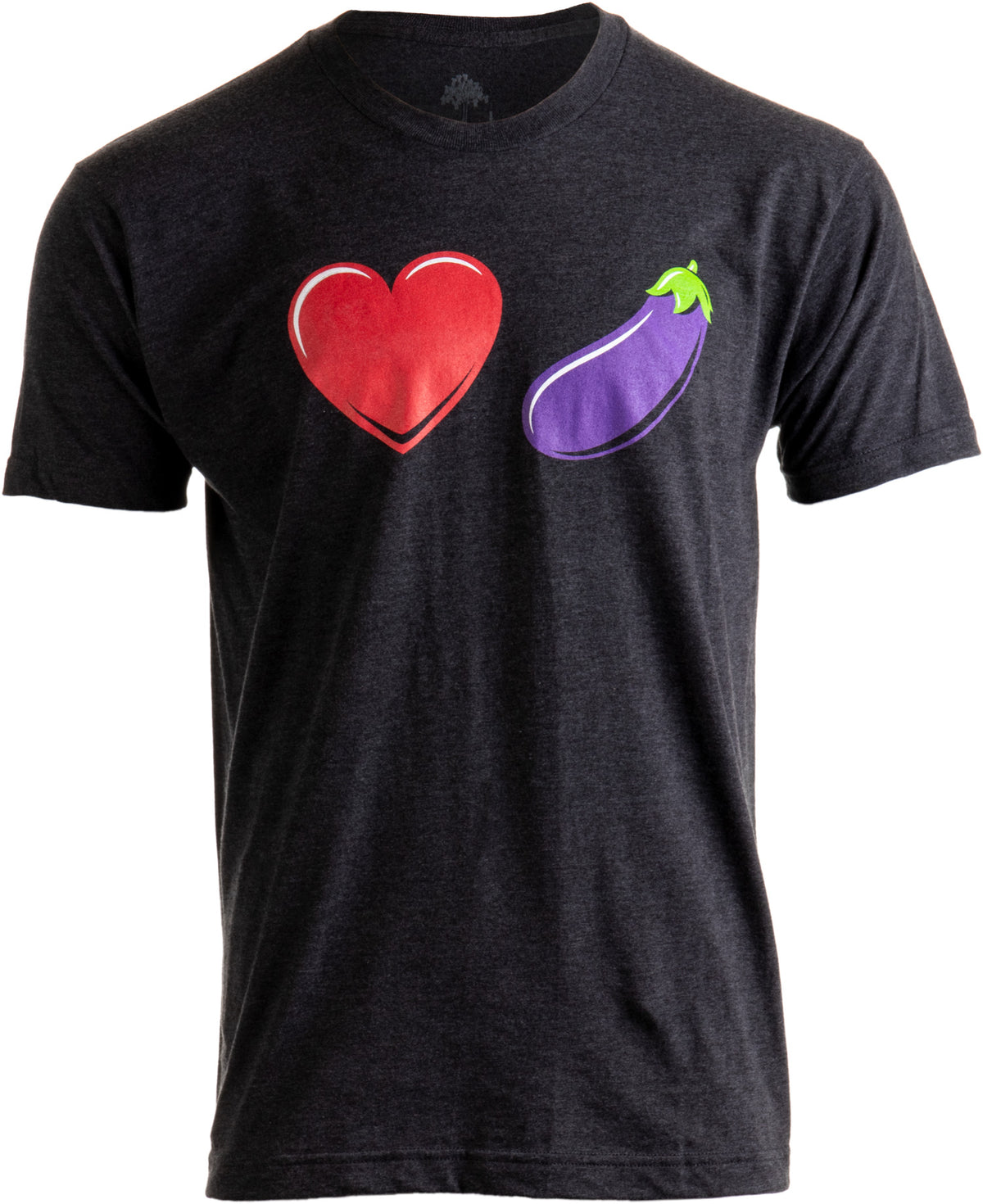 Love Eggplant | Funny Gay Pride Humor LGBTQ Silly Joke for Men Women T-shirt
