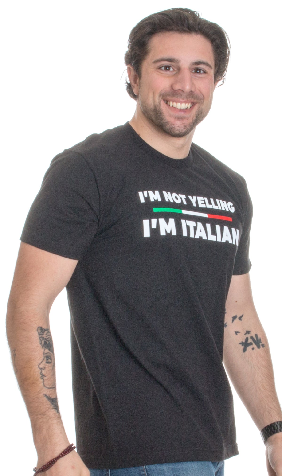 I'm Not Yelling, I'm Italian | Funny Italy Joke Italia Loud Family Humor T-shirt