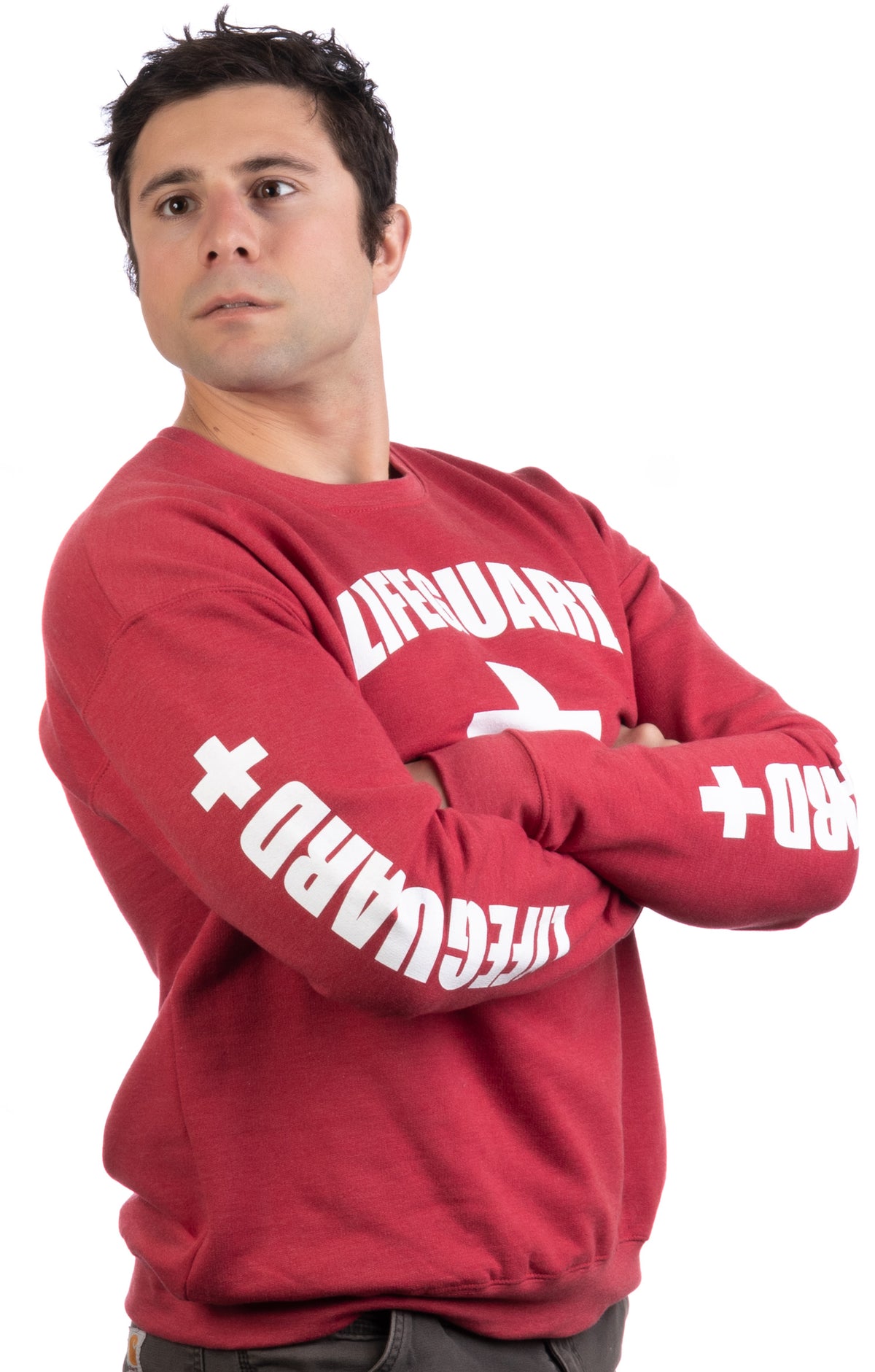 LIFEGUARD  Red Unisex Uniform Fleece Hoody Sweatshirt Hoodie Sweater – Ann  Arbor T-shirt Company