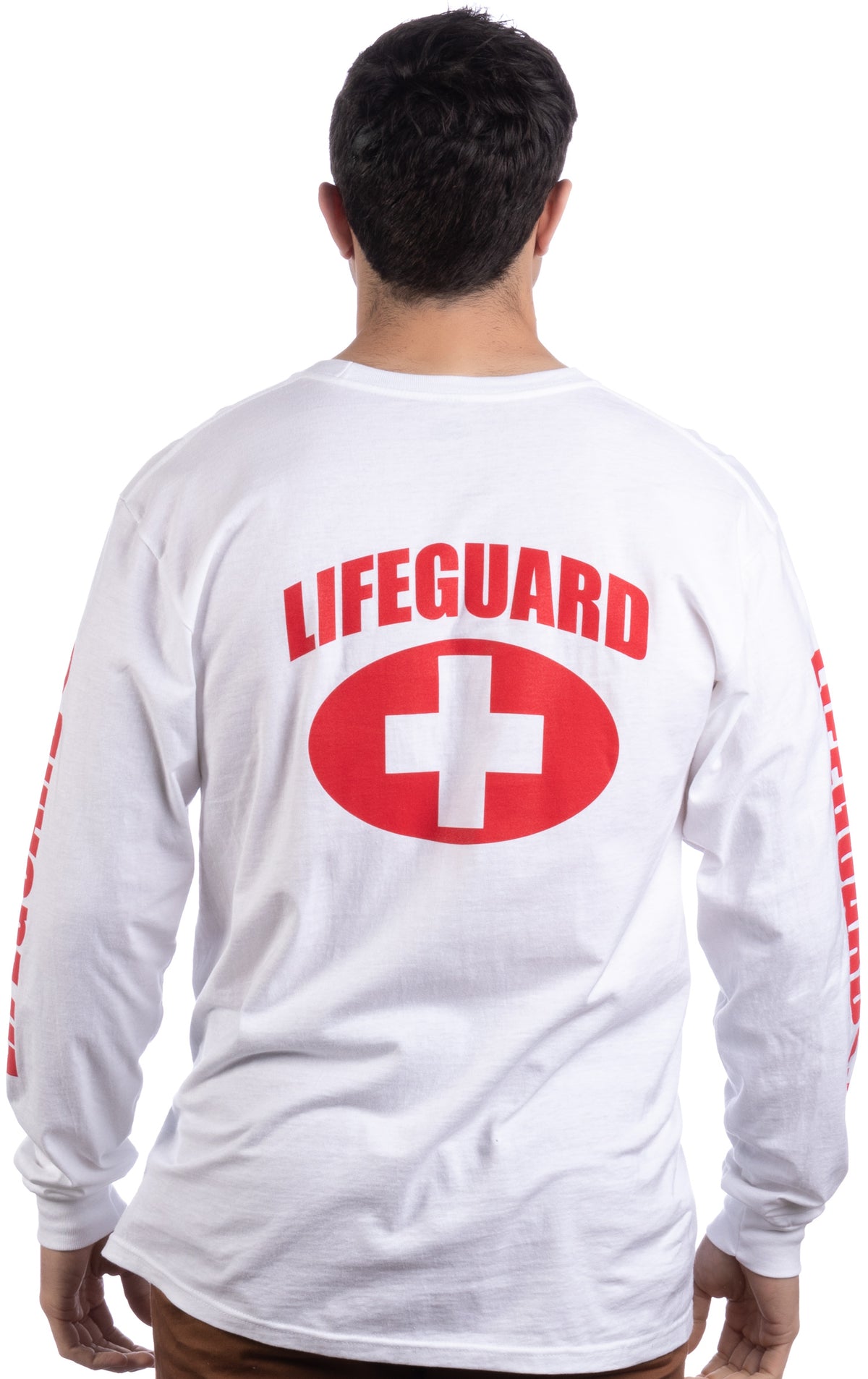 LIFEGUARD | Red or White Unisex Uniform Costume Long Sleeve T-shirt Men Women