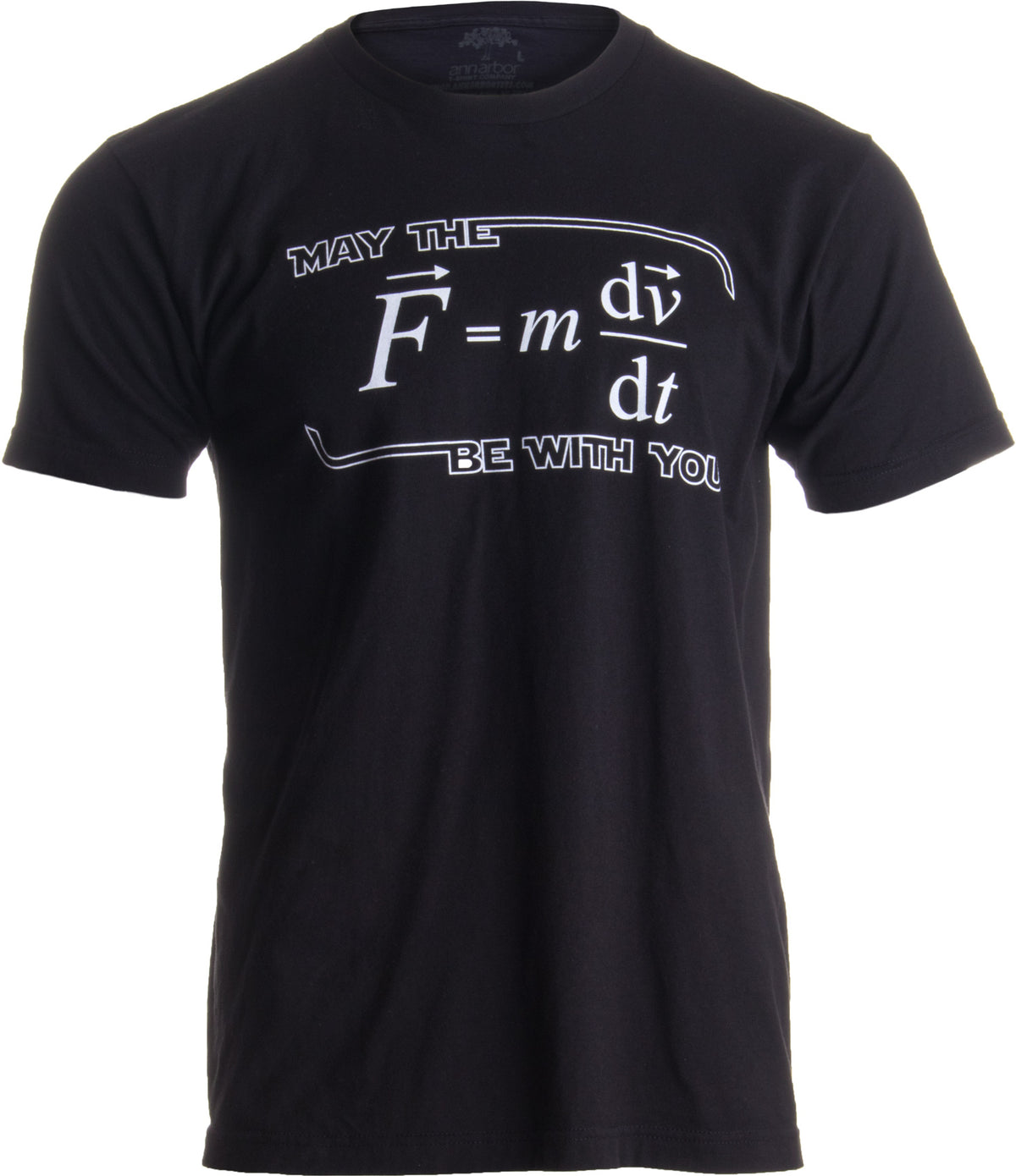 May the (F=m*dv/dt) Be with You  Funny Physics Science Unisex T-shirt –  Ann Arbor T-shirt Company