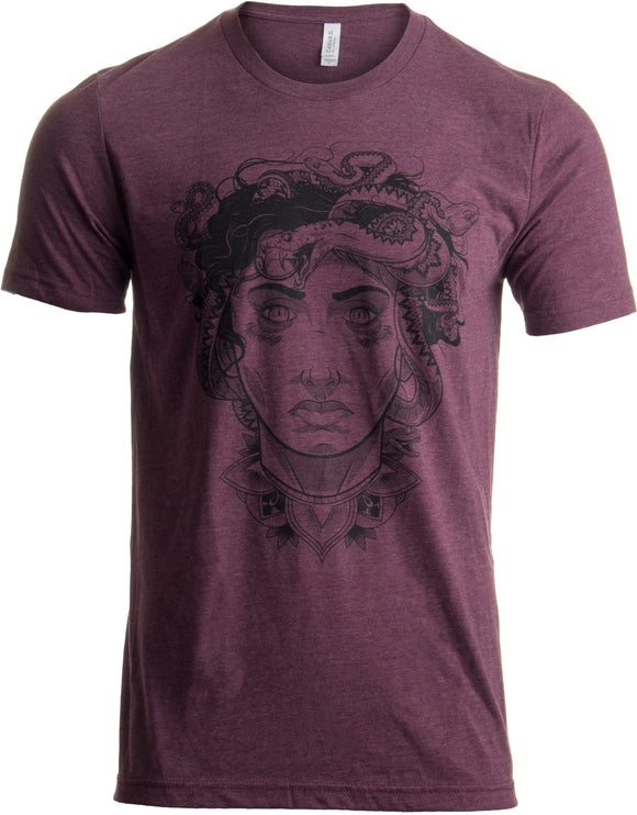 Medusa Head Portrait | Cool Greek Mythology Art Fashion for Men or Women T-shirt