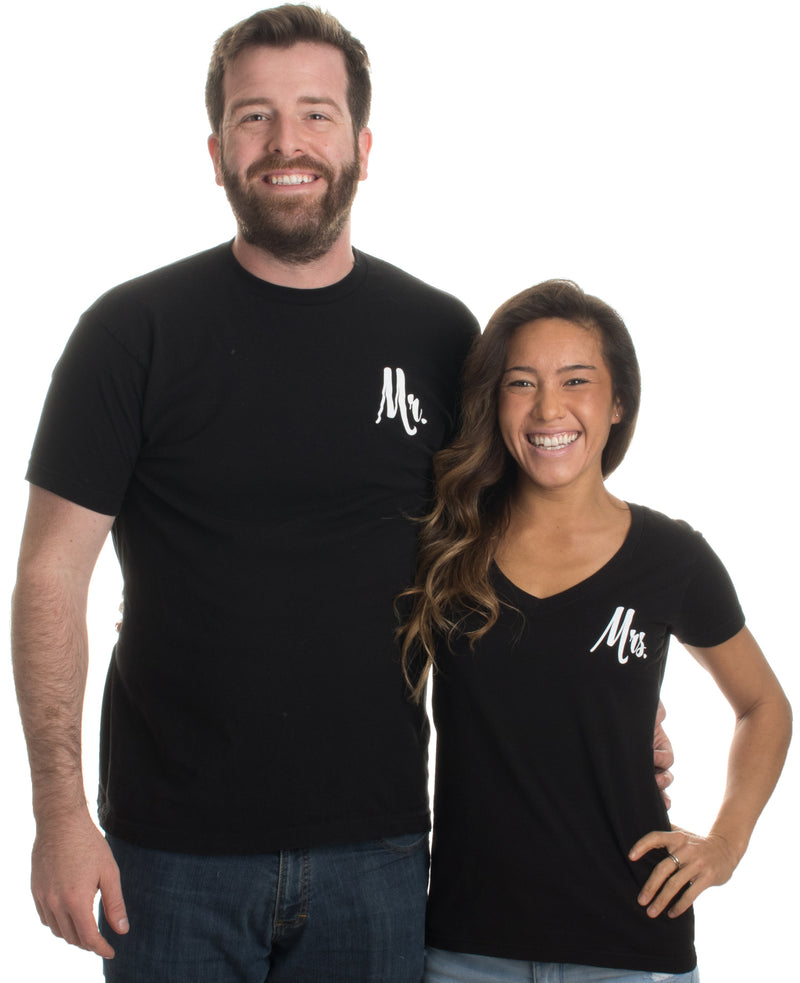 King & Queen | Matching Couples Husband Wife Bridal Wedding Newlywed T-shirts