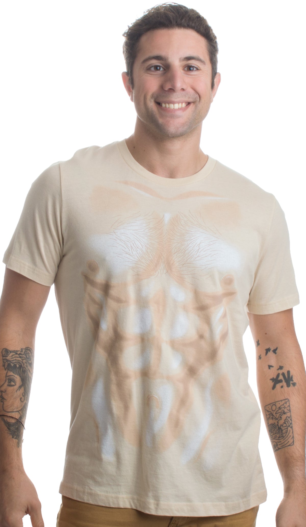 Muscle Man | Funny Halloween Costume Sexy Shirtless Man Costume Unisex T-shirt
