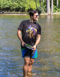 Psychedelic Magic Mushroom Smoking a Human | LSD, Drug Culture Unisex T-shirt