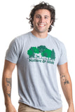 Nature & Shit | Funny Outdoors Humor, Ironic Hiking Adventure Unisex T-shirt