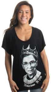 NOTORIOUS R.B.G. Progressive Liberal Ruth Bader Ginsburg Flowy Ladies' T-shirt
