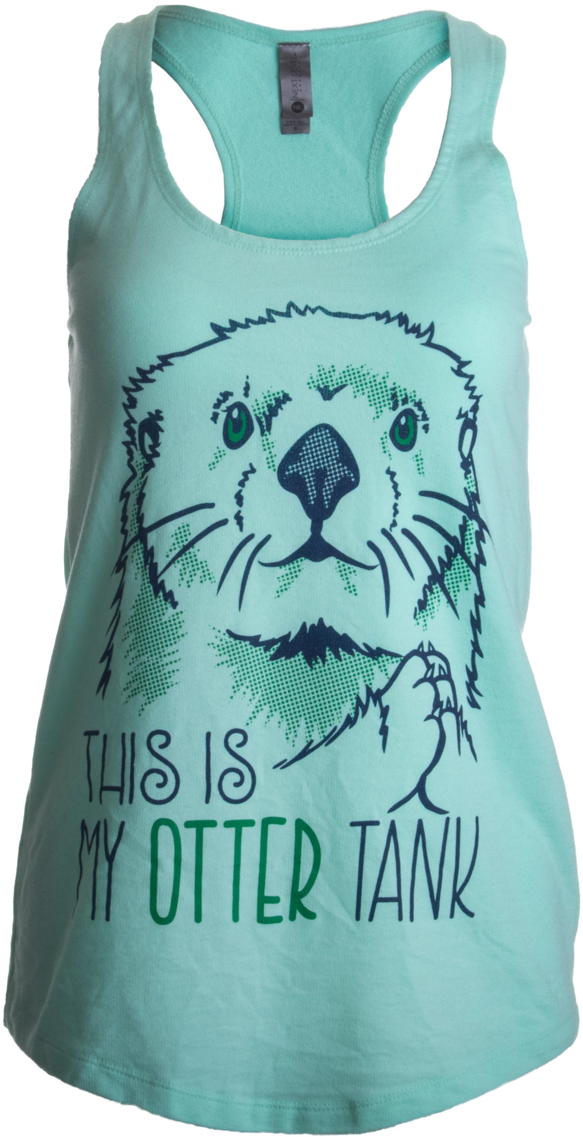 This is my Otter Tank | Cute Otter Lover Top, Women's Racerback Workout Tank