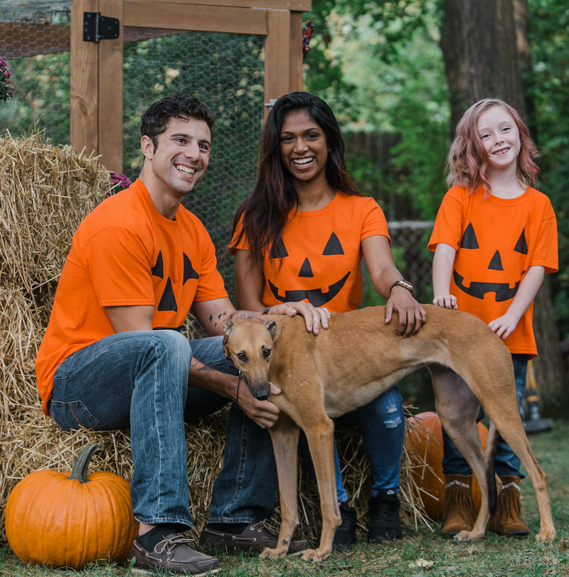 JACK O' LANTERN PUMPKIN Youth T-shirt / Easy Halloween Costume Fun Tee