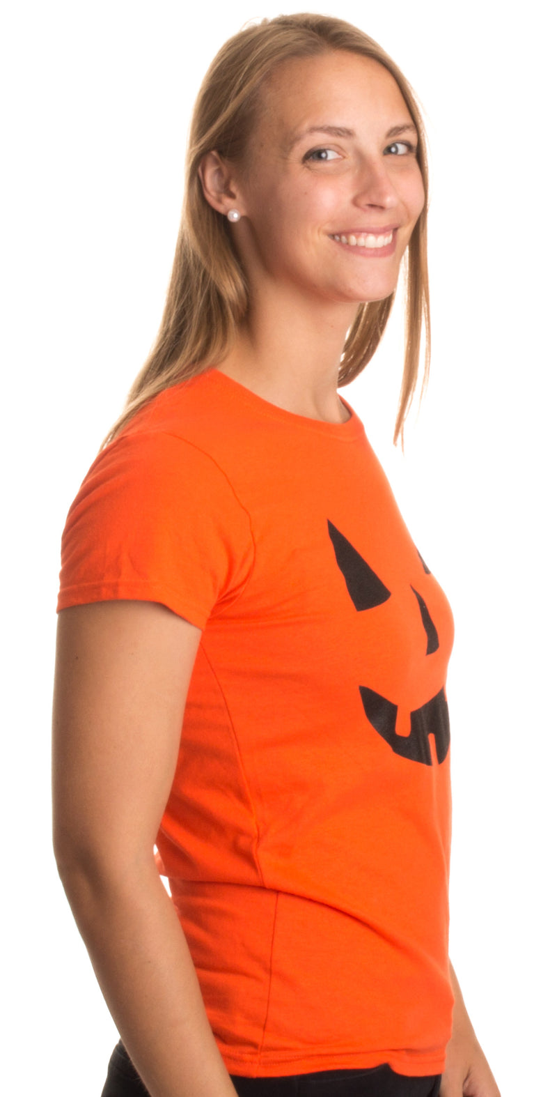 JACK O' LANTERN PUMPKIN Women's T-shirt / Easy Halloween Costume Fun Tee