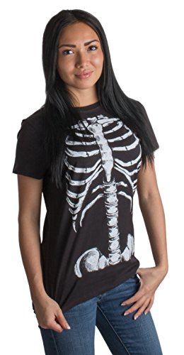 Skeleton Rib Cage | Jumbo Print Novelty Halloween Costume Ladies' T-Shirt