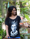 NOTORIOUS R.B.G. Progressive Liberal Ruth Bader Ginsburg Flowy Ladies' T-shirt