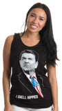I Smell Hippies | Funny Ronald Reagan Conservative Merica USA Unisex Tank Top