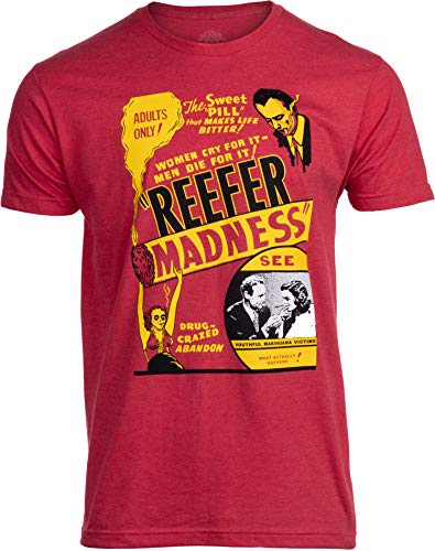 Reefer Madness | Party Novelty Graphic Tee Screen Printed T-Shirt for Men and Women