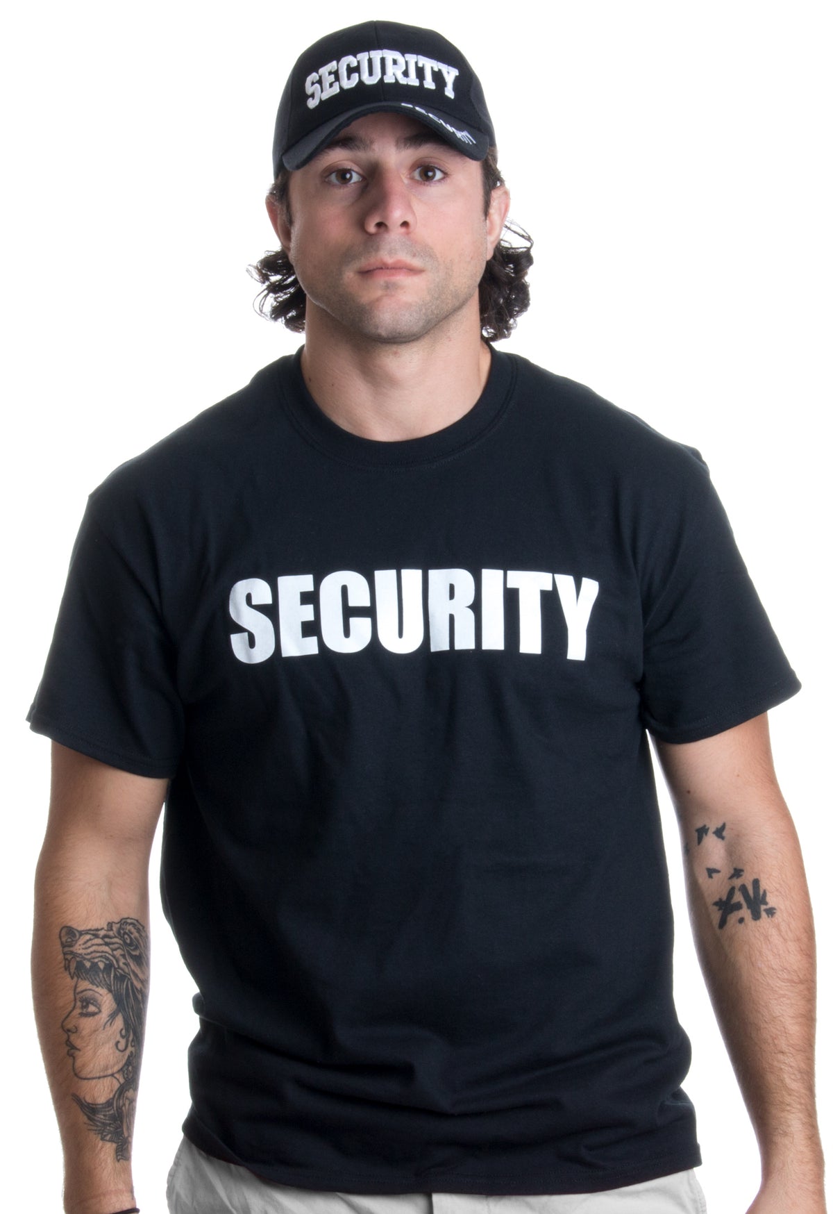 SECURITY Hat & T-shirt Bundle | Matching Security Guard Officer Uniform Kit