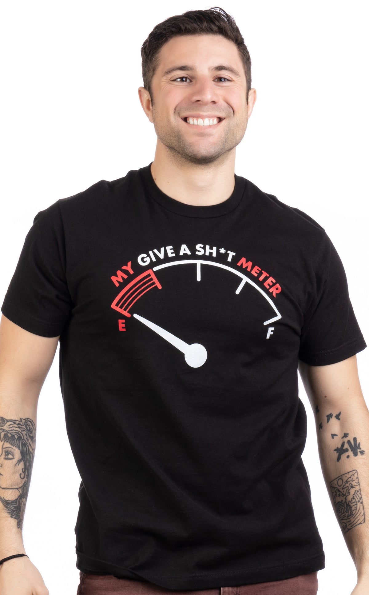 My Give a Sh*t Meter is Empty - Funny Sarcastic Saying Comment Joke T-shirt