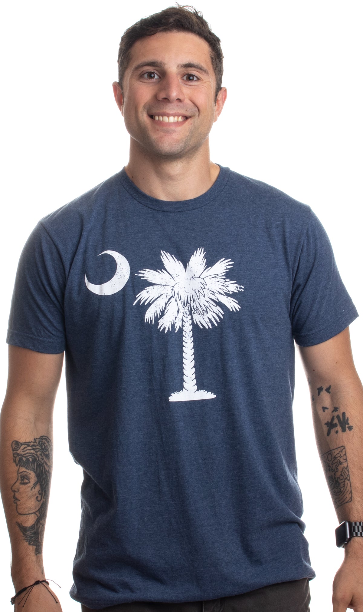 South Carolina Flag | Palmetto Moon Carolinian SC Charleston Men Women T-shirt