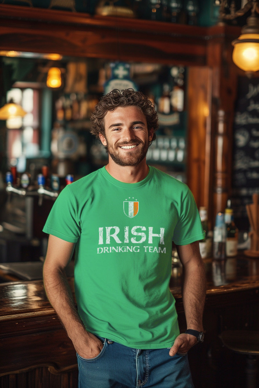 Irish Drinking Team - Ireland Pride St. Patrick's Day T-shirt - Men's/Unisex
