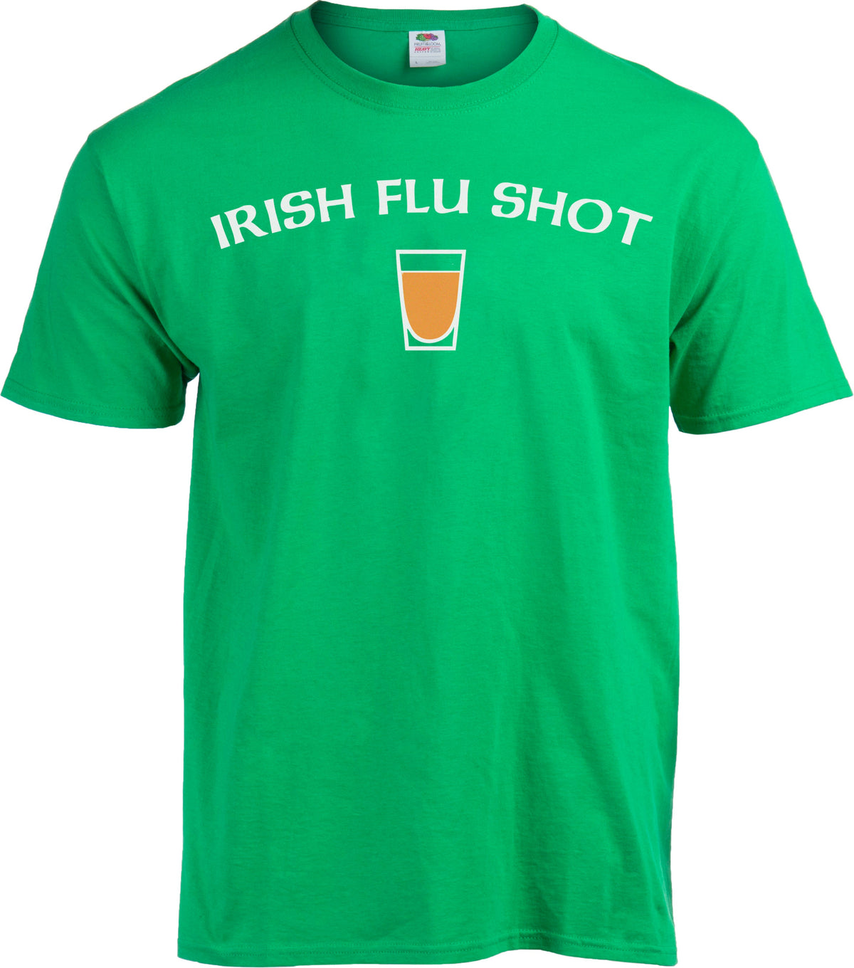 Irish Flu Shot - St. Patrick's Day Irish Pride Whiskey Joke T-shirt - Men's/Unisex