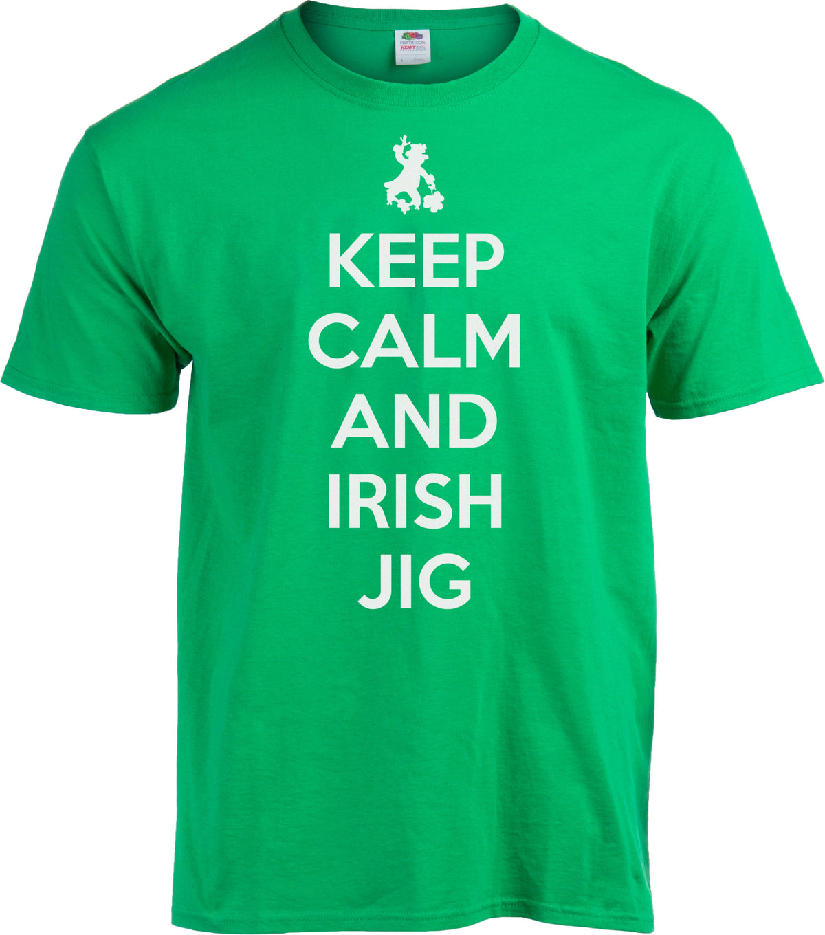 Keep Calm & Irish Jig - St. Patrick's Day Funny Drinking Joke T-shirt - Men's/Unisex