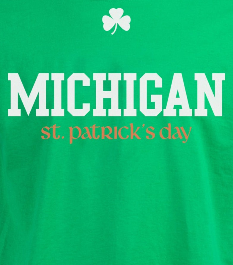 Michigan St. Patrick's Day - Michigan Pride Drinking Party T-shirt - Men's/Unisex