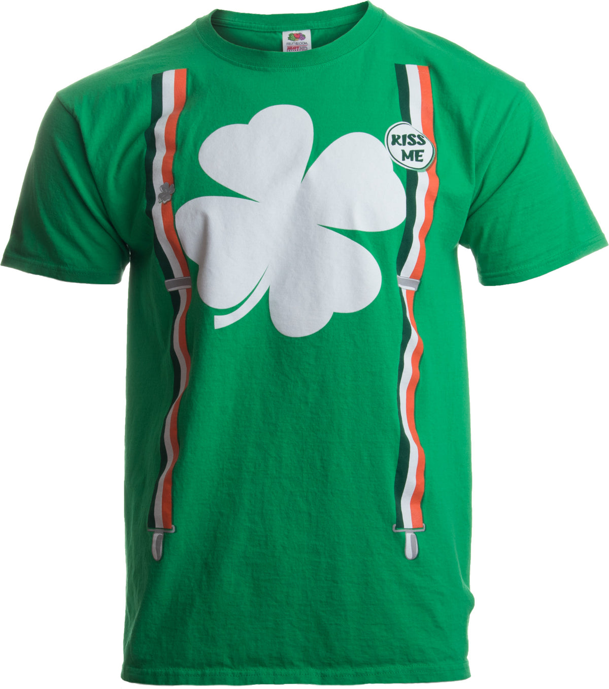 St. Patrick's Day Shamrock Suspenders | Funny St. Patrick's Day Irish for Men T-shirt