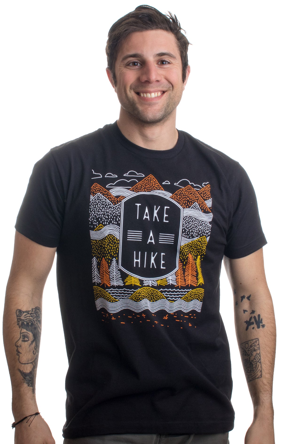 Take a Hike | Outdoor Nature Hiking Camping Graphic Saying for Men Women T-shirt
