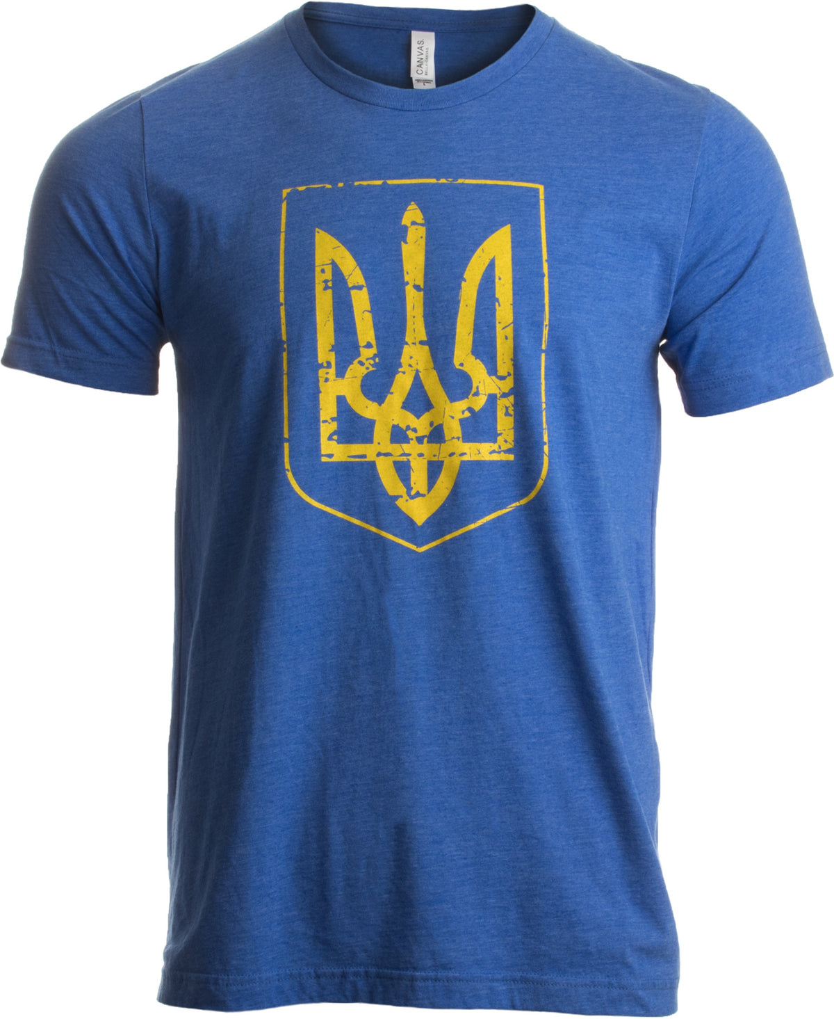 Ukraine Pride | Vintage Style, Retro-Feel Ukrainian Coat of Arms Unisex T-shirt