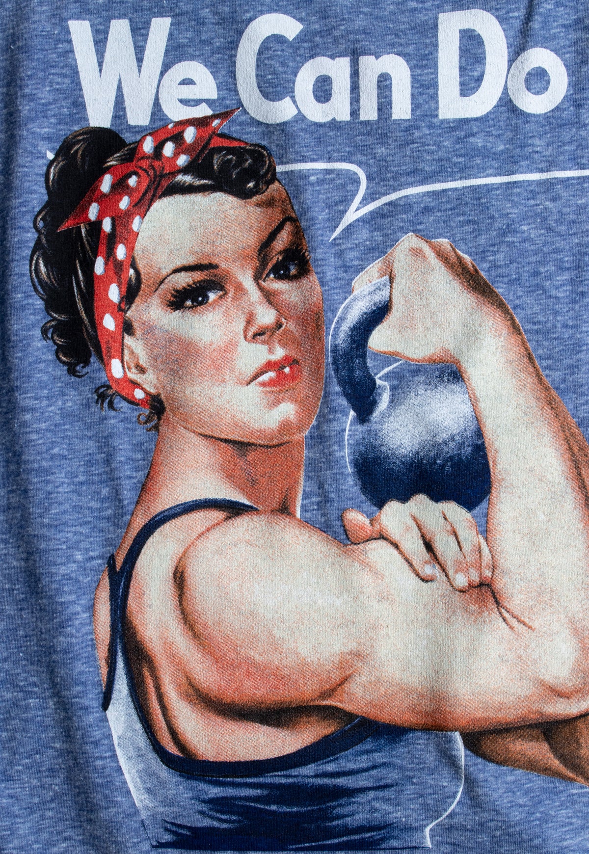 Rosie the Lifter | Cute Workout Exercise Lifting Women Kettlebell Racerback Tank